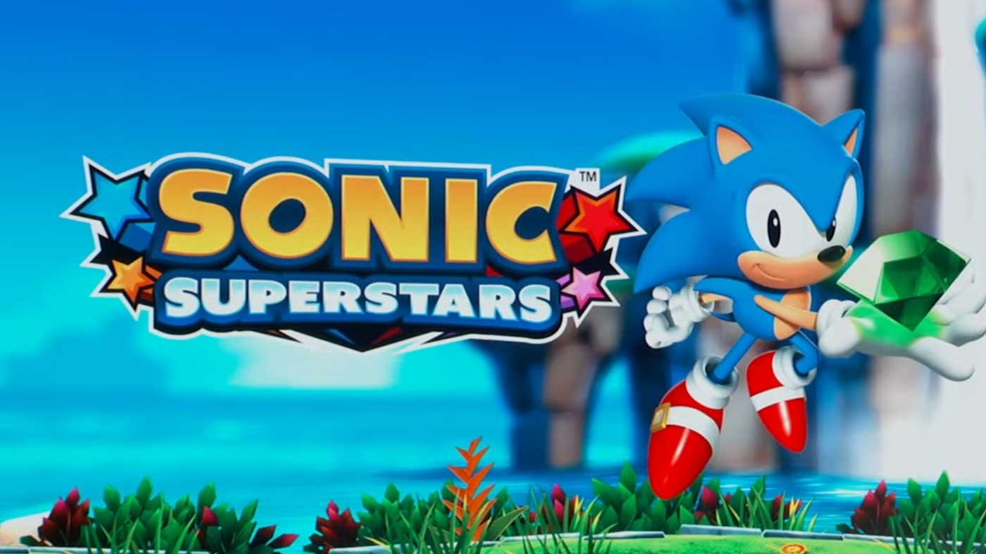 Sonic Superstars title screen for Xbox Series X