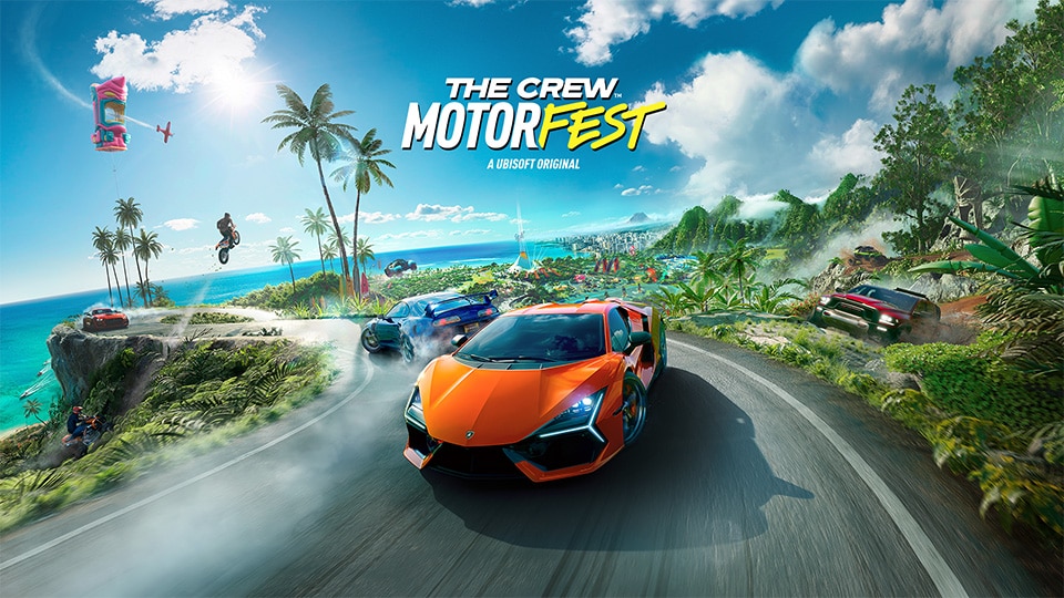The Crew Motorfest title screen for Xbox Series X