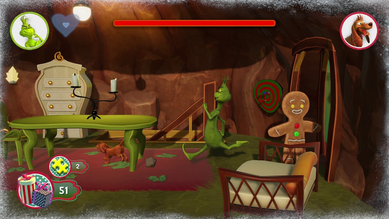 The Grinch: Christmas Adventures title screen for Xbox Series X