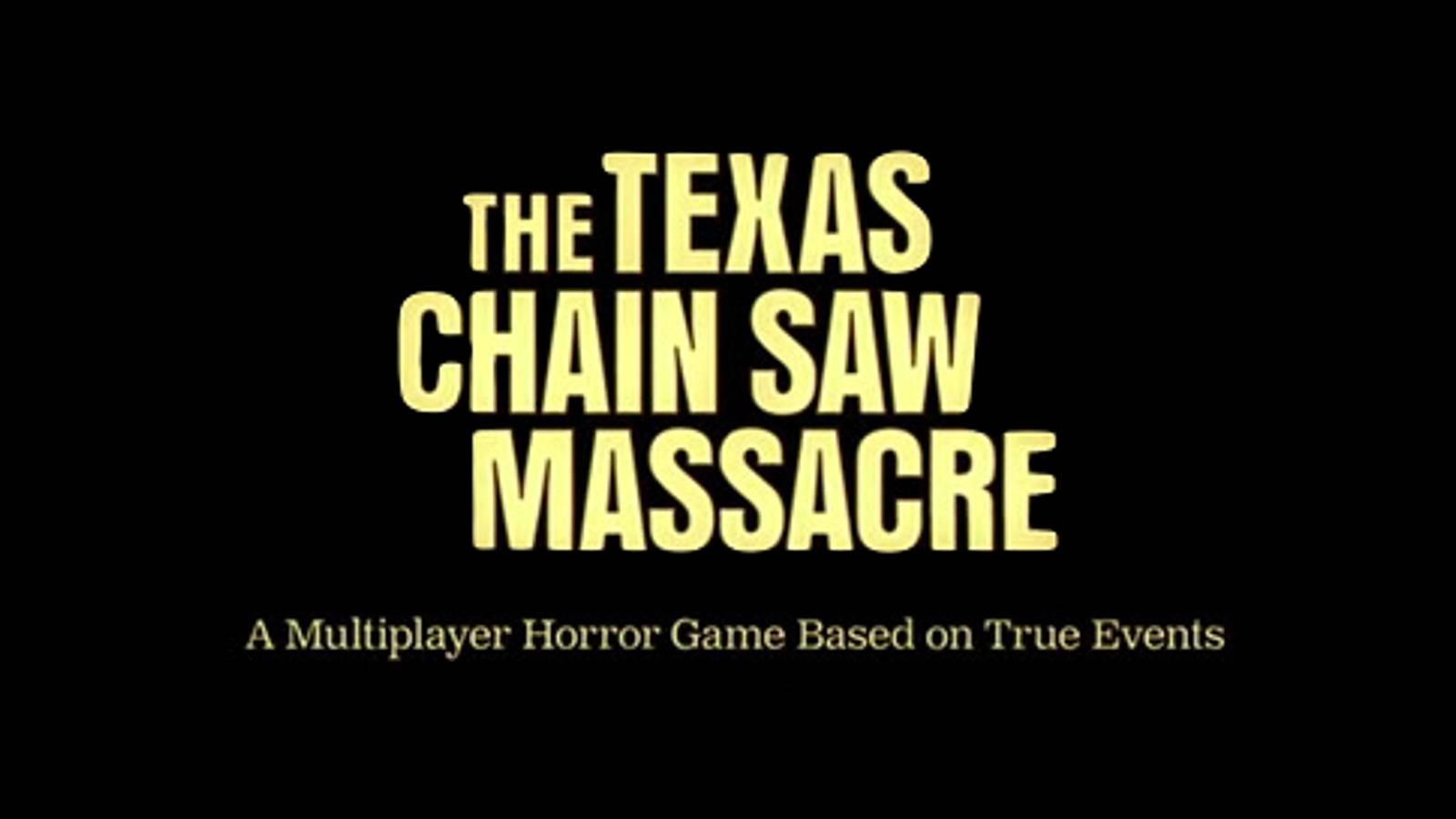 The Texas Chain Saw Massacre title screen for Xbox Series X