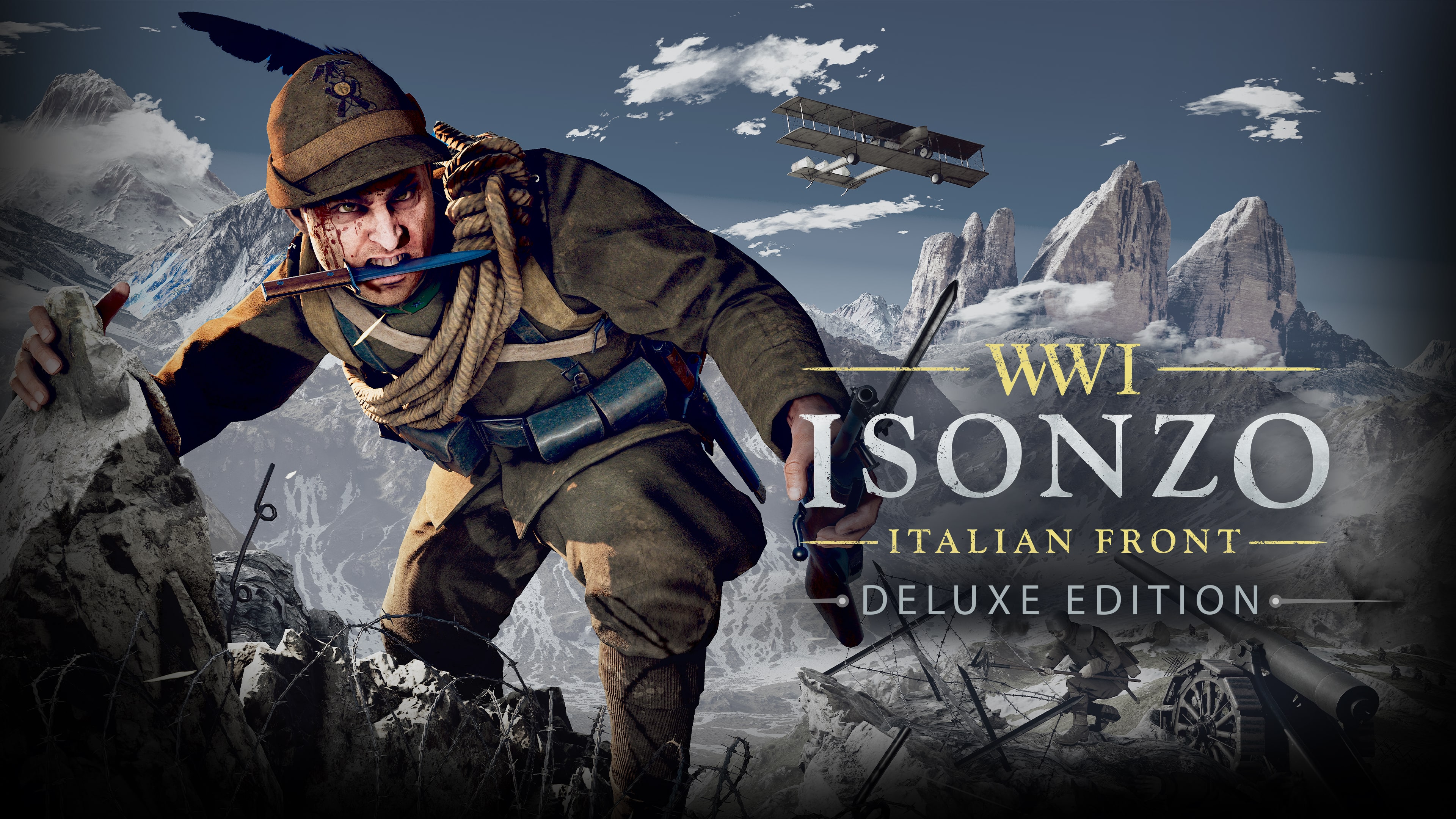 WWI Isonzo: Italian Front: Deluxe Edition title screen for Xbox Series X