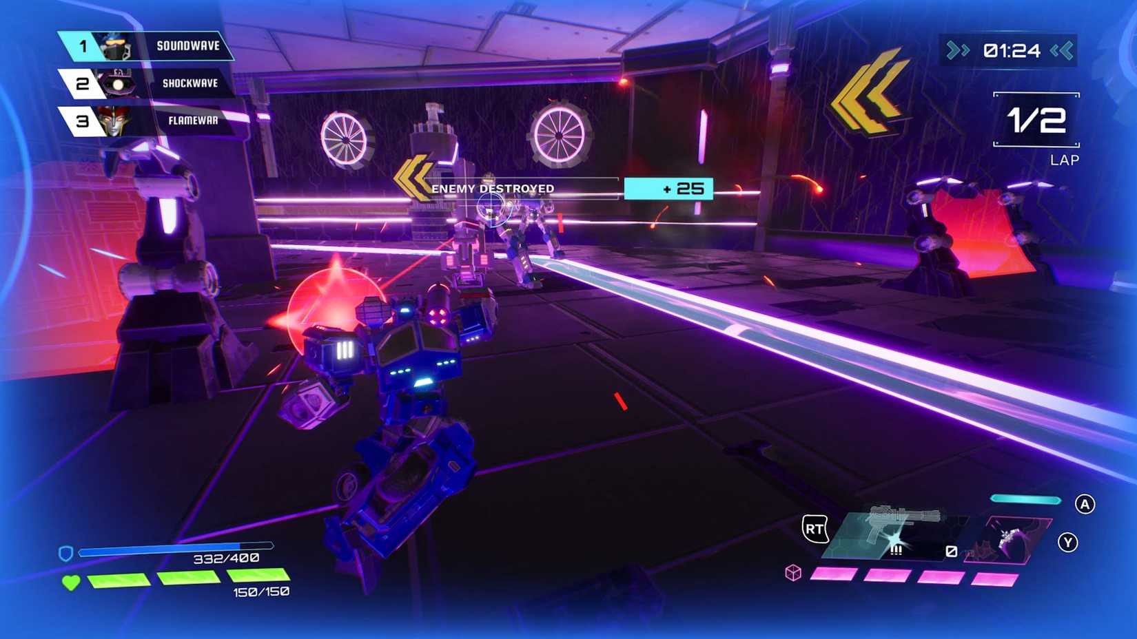 Transformers: Galactic Trials title screen for Xbox Series X