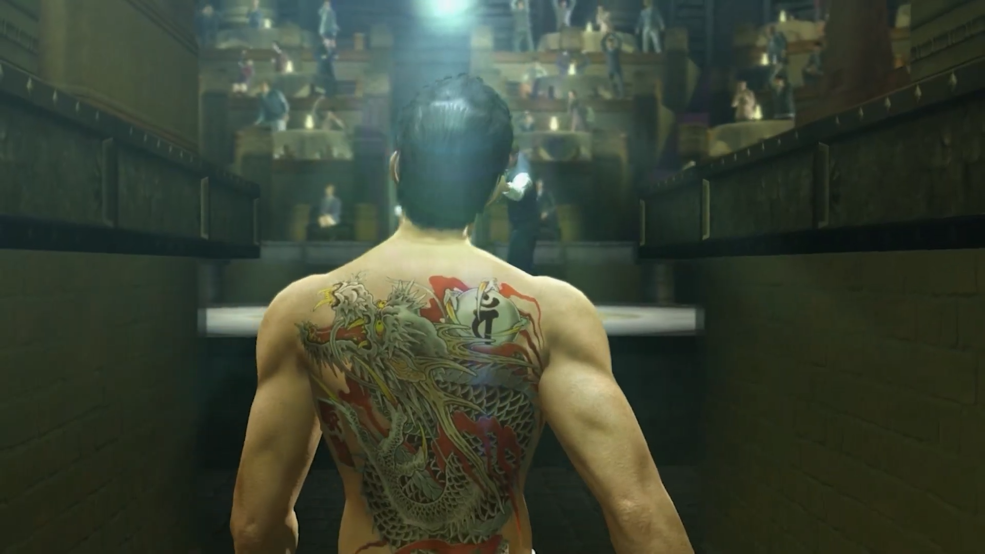 Yakuza Kiwami title screen for Xbox Series X