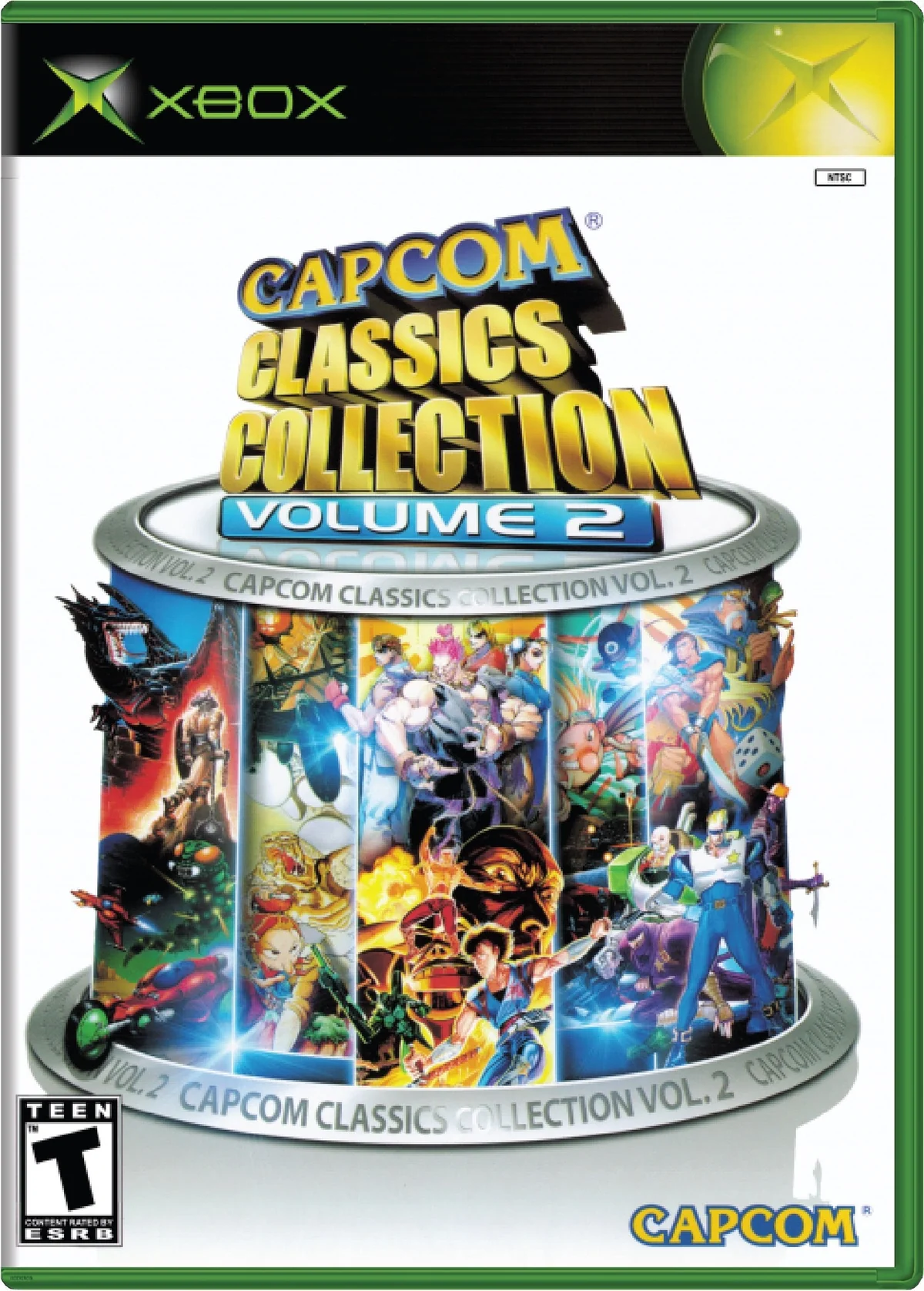 Capcom Classics Collection Volume 2 box art for Xbox