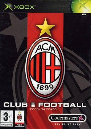 Club Football: AC Milan box art for Xbox