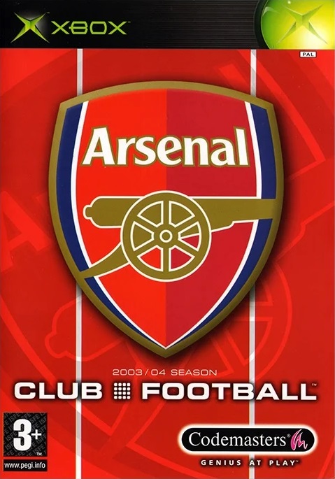 Club Football: Arsenal box art for Xbox