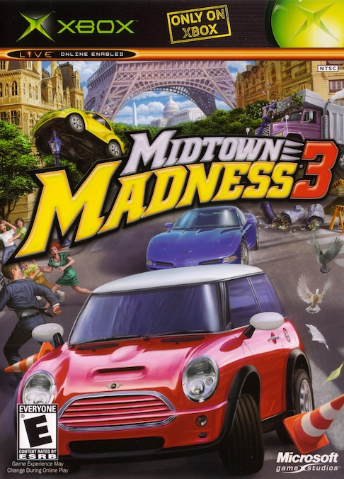 Midtown Madness 3 box art for Xbox