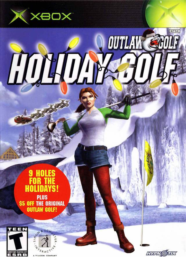 Outlaw Golf: 9 Holes Of X-Mas box art for Xbox