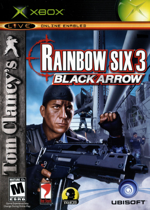 Rainbow Six 3: Black Arrow box art for Xbox