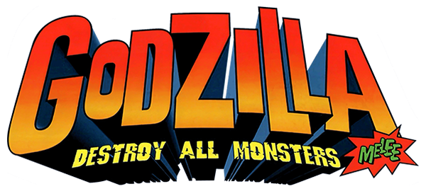 Godzilla Destroy All Monsters Melee logo for Xbox