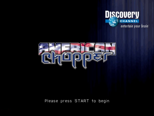 American Chopper title screen for Xbox