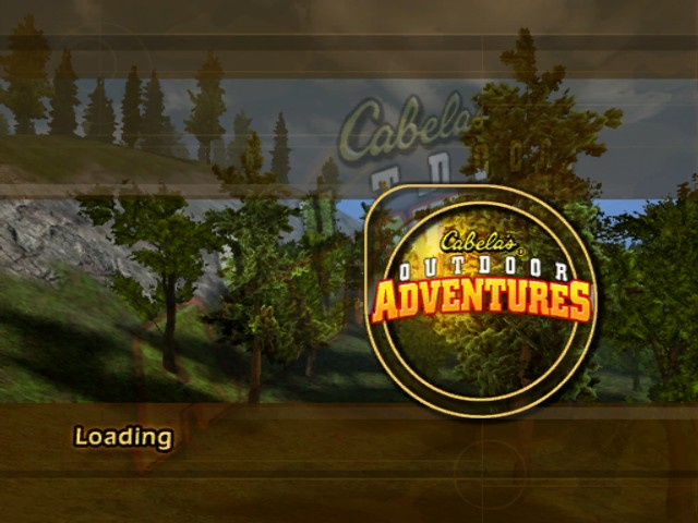 Cabela's Outdoor Adventures title screen for Xbox
