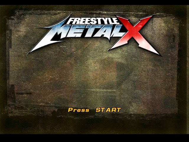 Freestyle Metal X title screen for Xbox