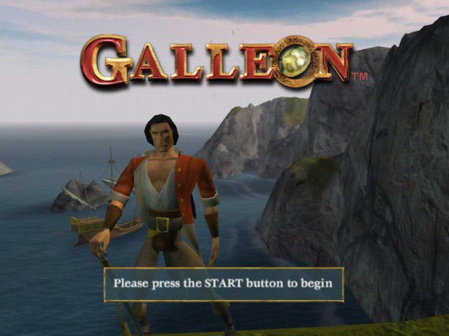 Galleon title screen for Xbox