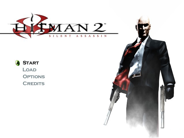 Hitman 2: Silent Assassin title screen for Xbox