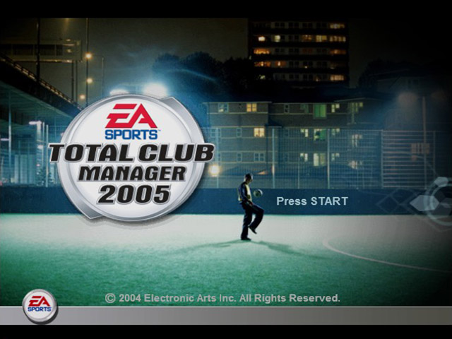 LFP Manager 2005 title screen for Xbox