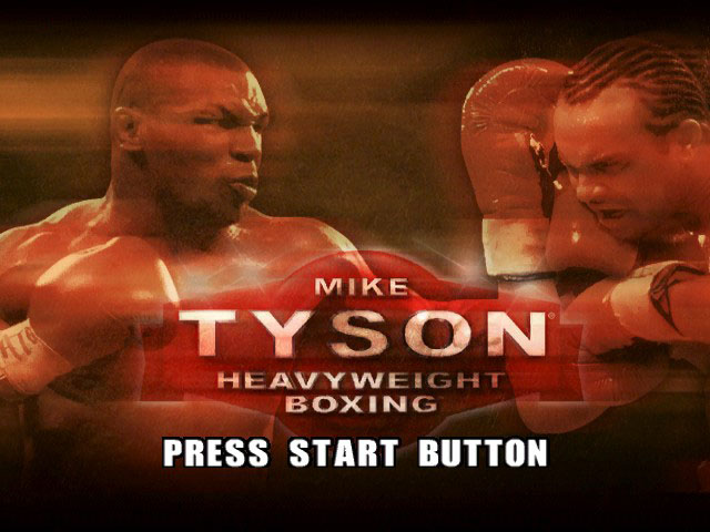 Mike Tyson Heavyweight Boxing title screen for Xbox