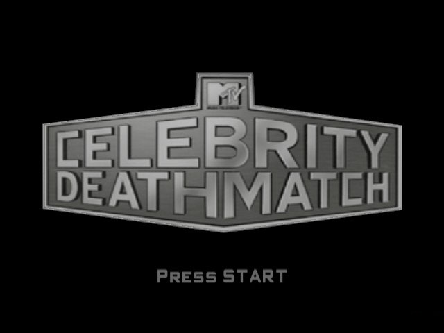 MTV Celebrity Deathmatch title screen for Xbox