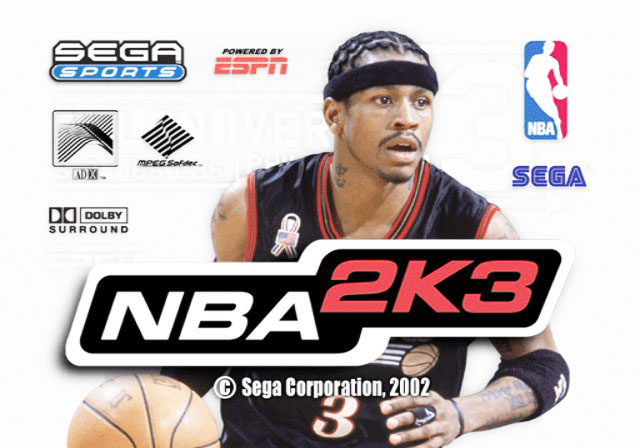 NBA 2K3 title screen for Xbox