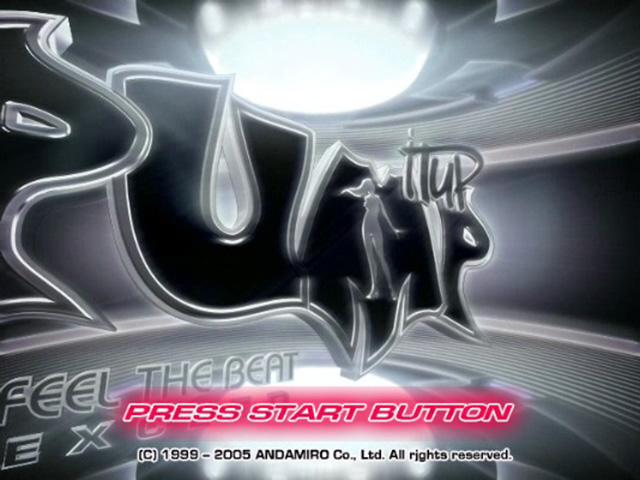 Pump It Up: Exceed title screen for Xbox