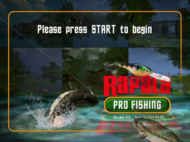 Rapala Pro Fishing title screen for Xbox