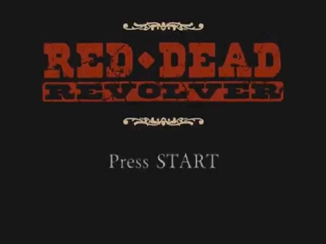 Red Dead Revolver title screen for Xbox