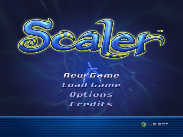 Scaler title screen for Xbox
