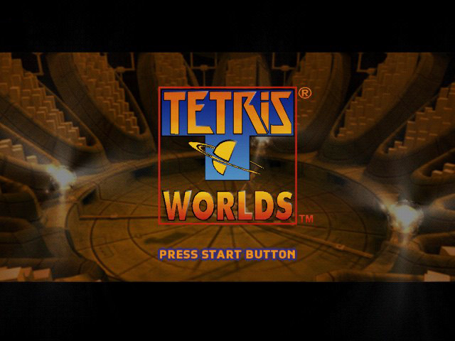Tetris Worlds title screen for Xbox