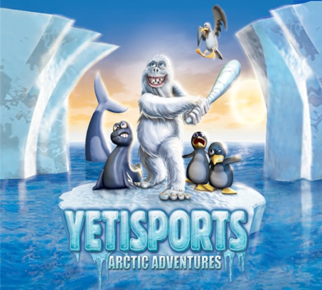 Yetisports Arctic Adventures title screen for Xbox