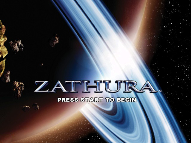 Zathura title screen for Xbox