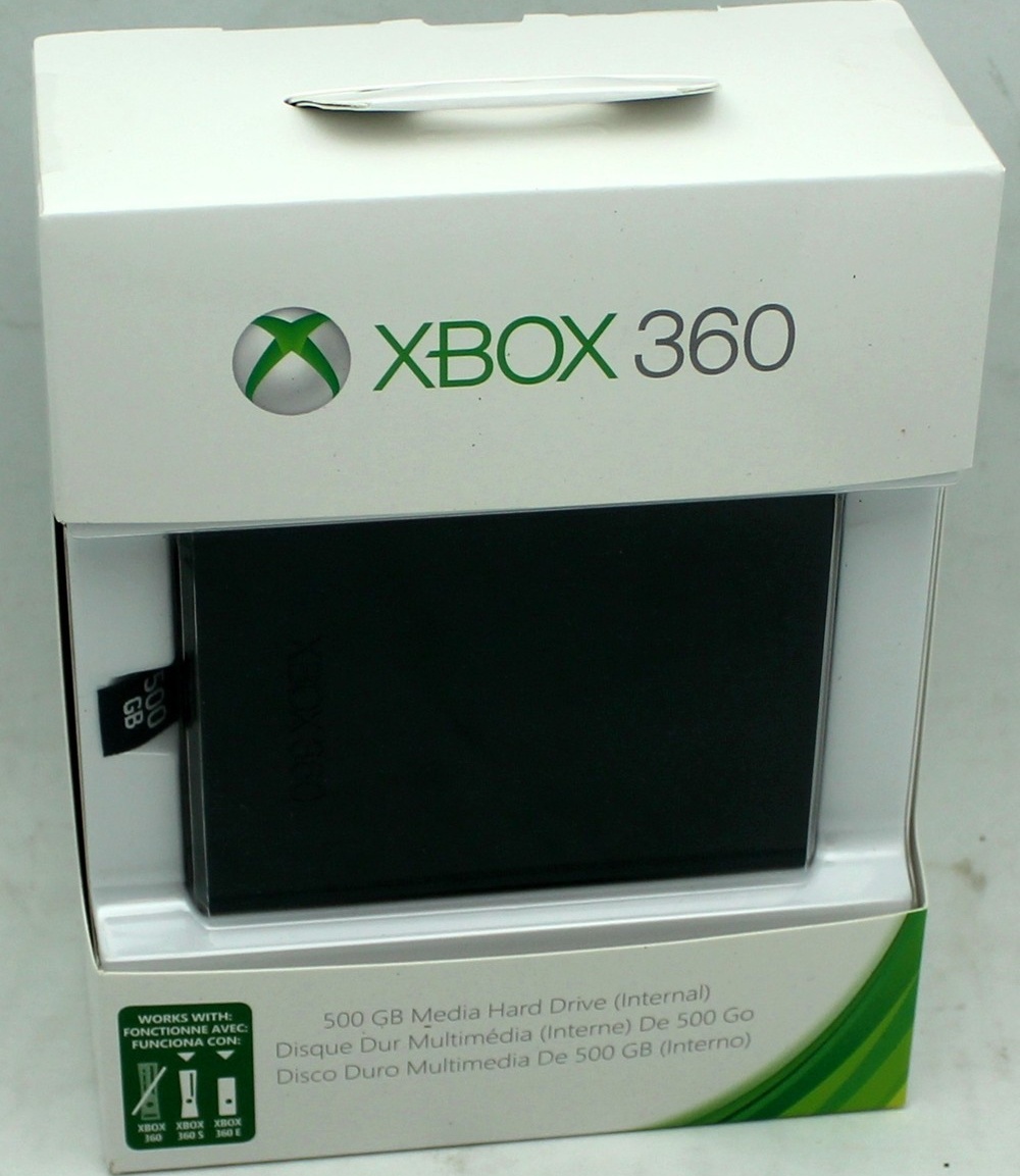 500GB Hard Drive Phat box art for Xbox 360
