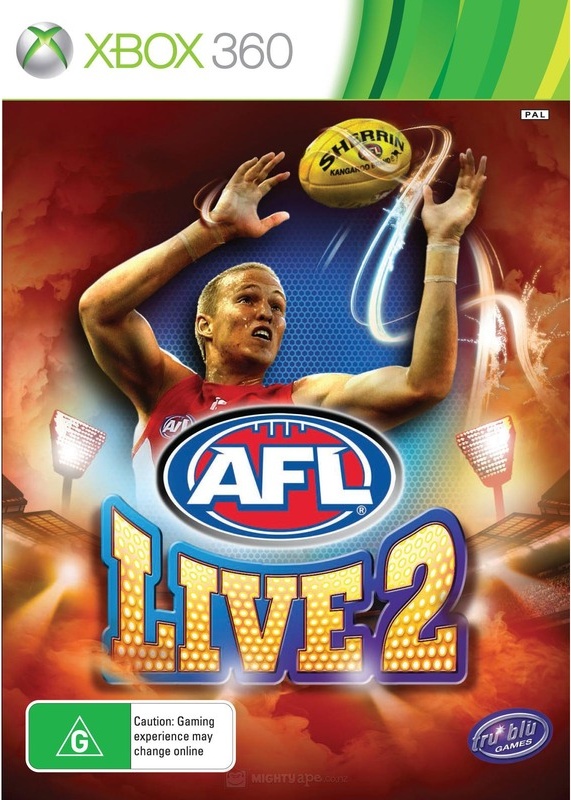 AFL Live 2 box art for Xbox 360