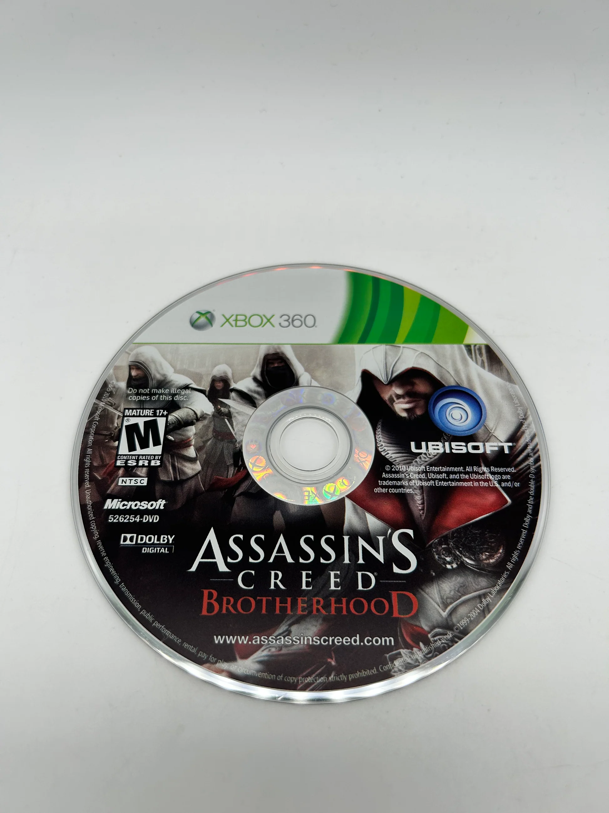 Assassin's Creed: Brotherhood box art for Xbox 360