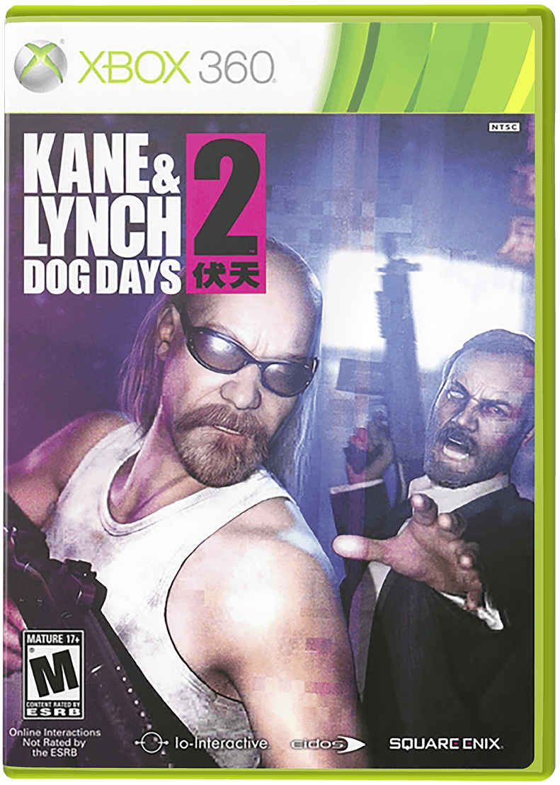 Kane & Lynch Dead Men box art for Xbox 360