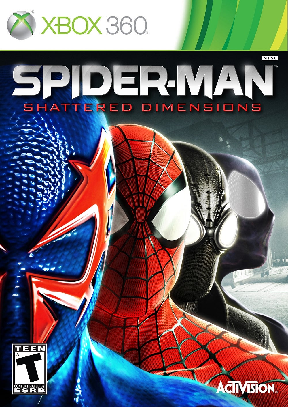 Spiderman: Shattered Dimensions box art for Xbox 360