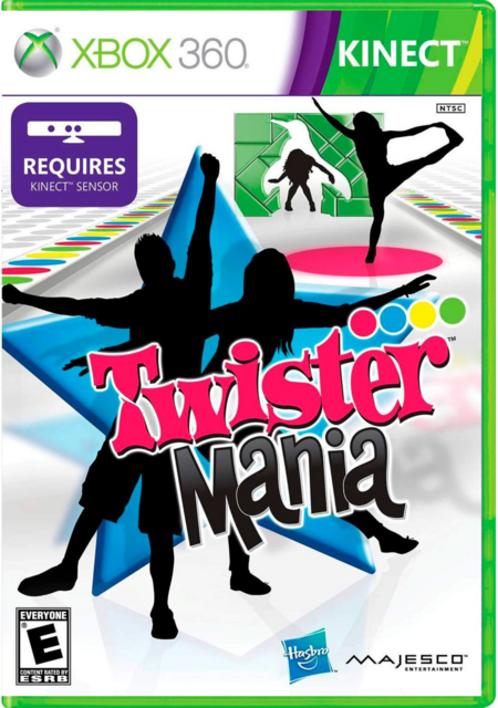 Twister Mania box art for Xbox 360