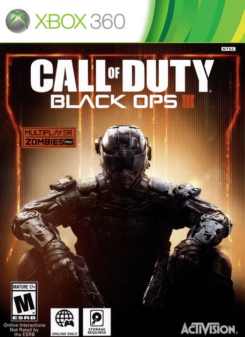Call Of Duty: Black Ops III box art for Xbox 360