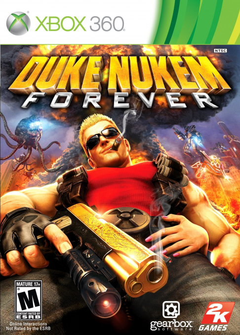 Duke Nukem Forever box art for Xbox 360