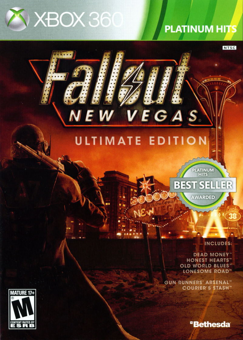 Fallout: New Vegas [Ultimate Edition] box art for Xbox 360