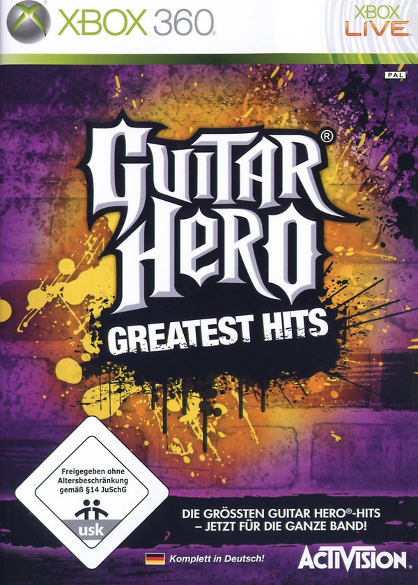 Guitar Hero Greatest Hits box art for Xbox 360
