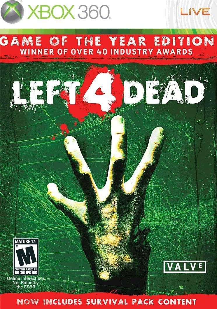 Left 4 Dead [Game of the Year Edition] box art for Xbox 360