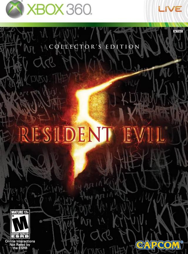 Resident Evil 5 [Not for Resale] box art for Xbox 360