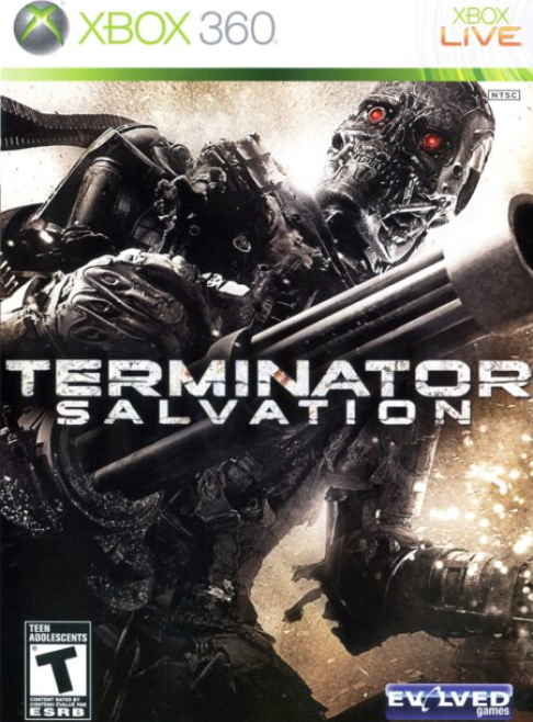 Terminator Salvation box art for Xbox 360