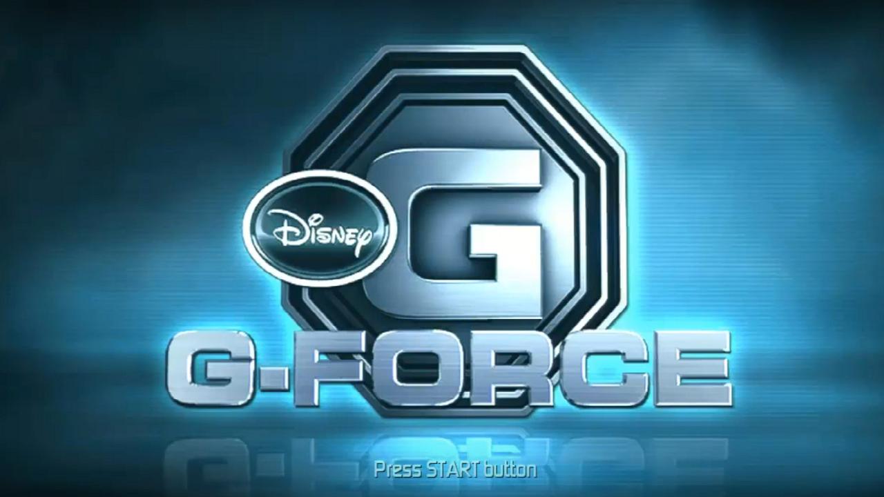 G-Force title screen for Xbox 360