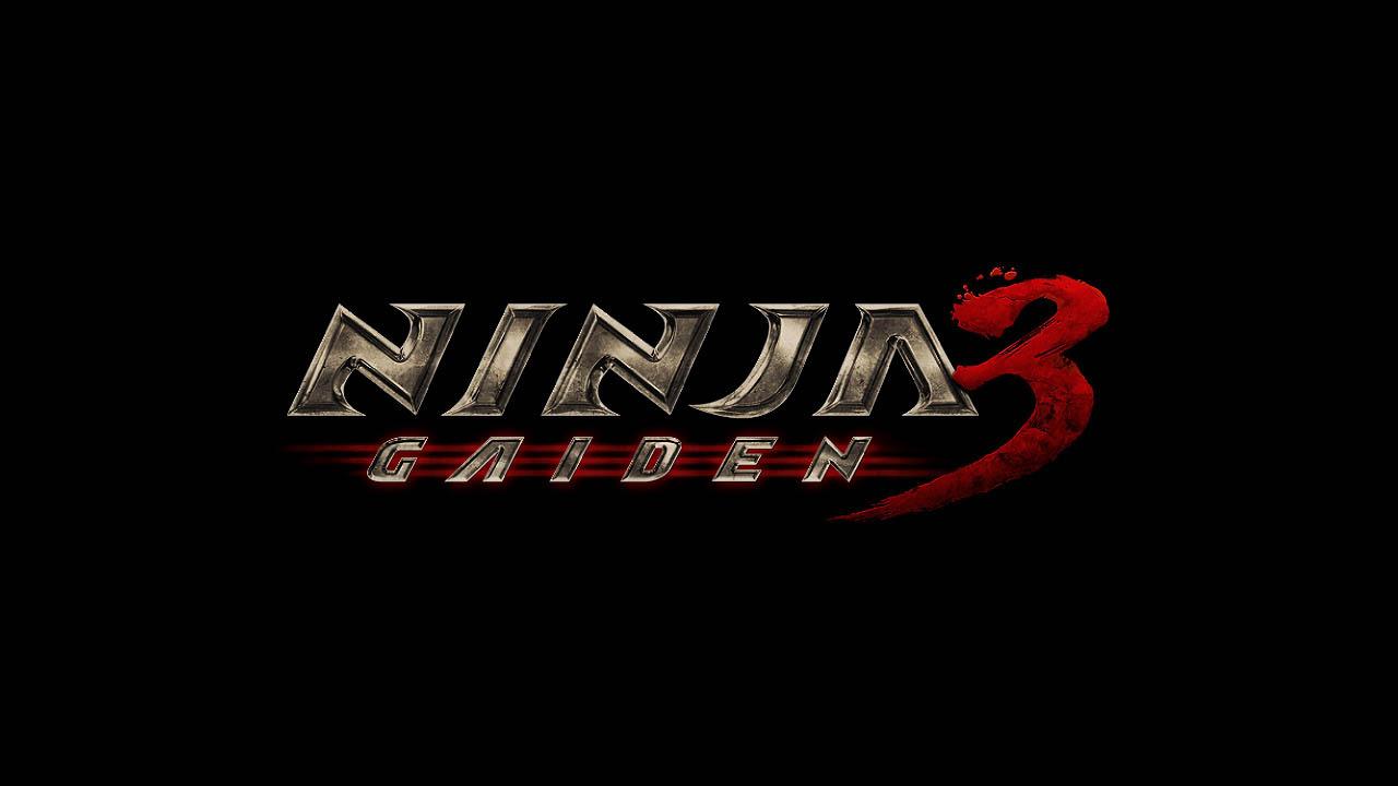 Ninja Gaiden 3 title screen for Xbox 360