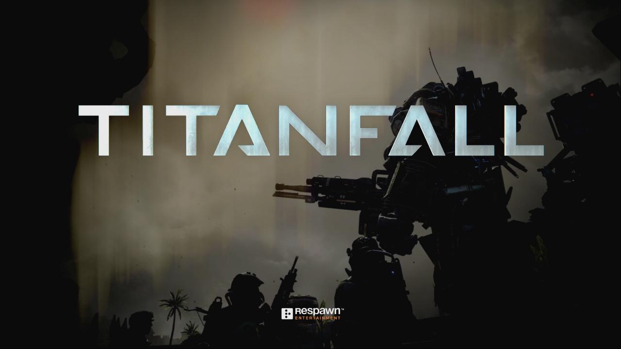 Titanfall title screen for Xbox 360