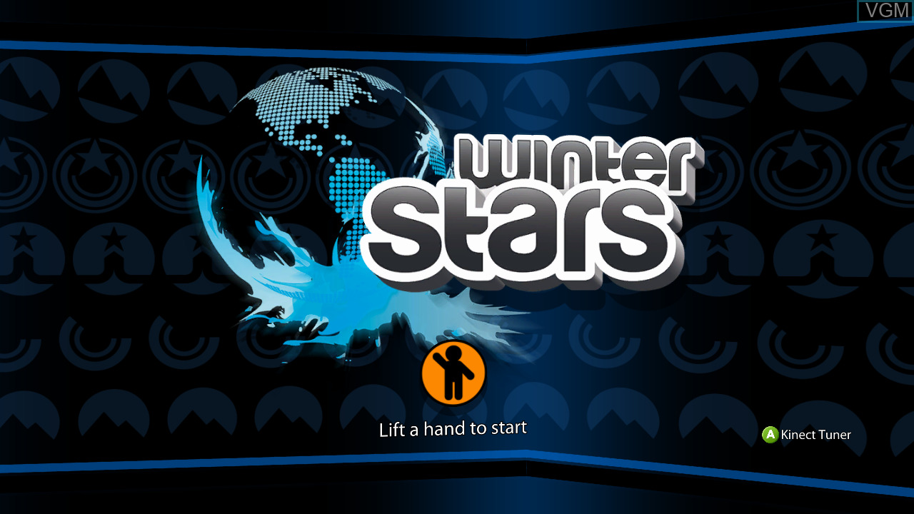 Winter Stars title screen for Xbox 360