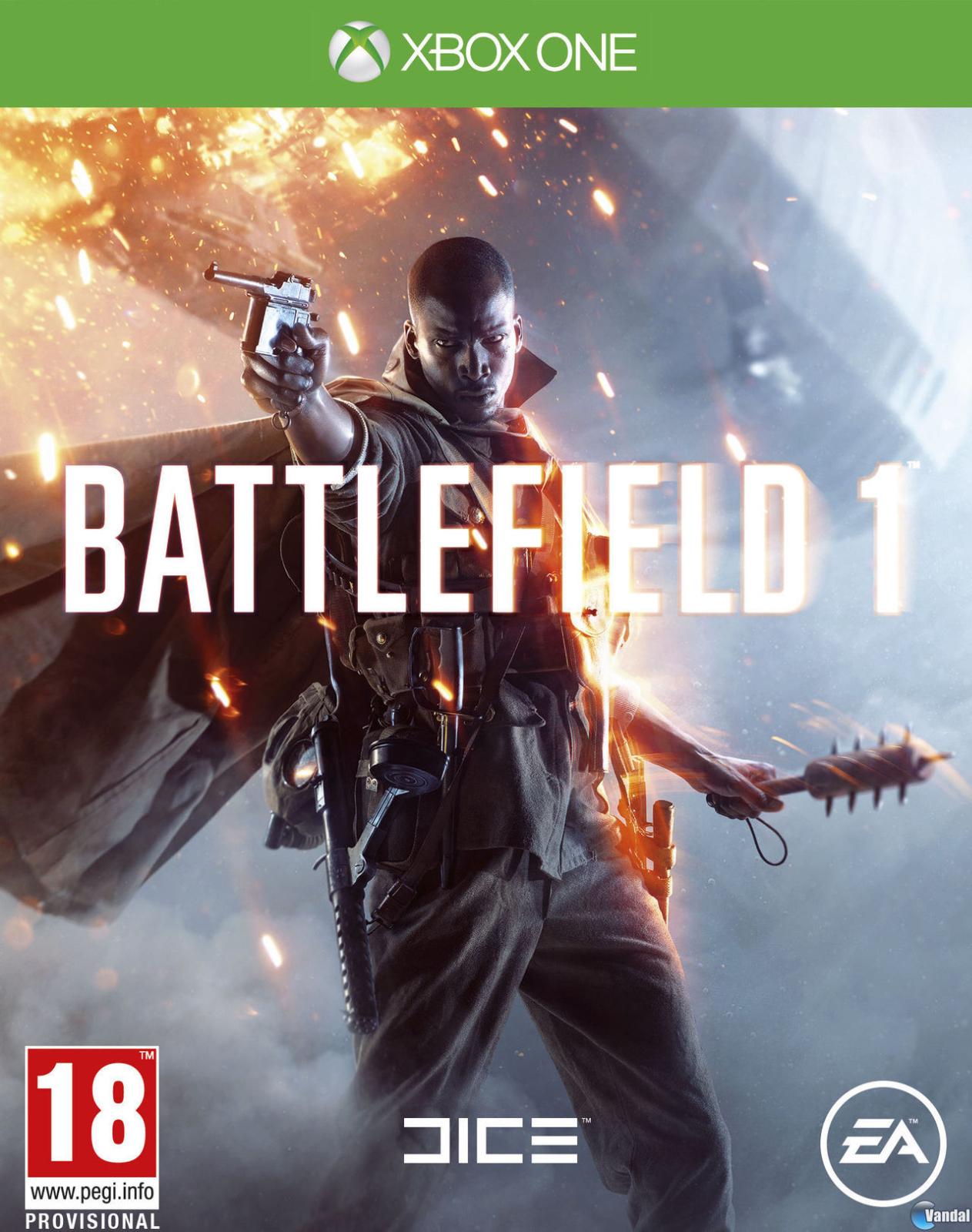 Battlefield 1 box art for Xbox One