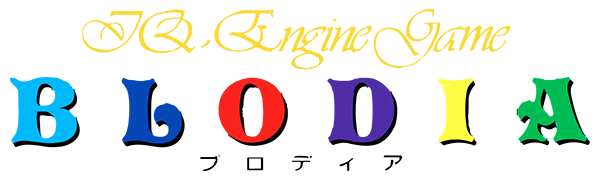 Blodia logo for PC Engine