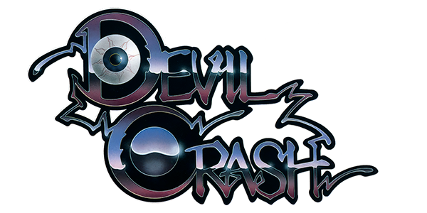 Devil Crash logo for PC Engine